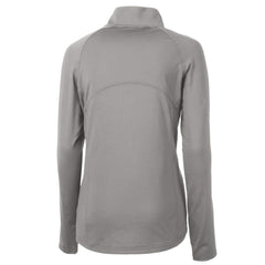 Los Angeles Dodgers Cutter & Buck Women's DryTec Adapt Eco Knit Stretch Recycled Raglan Half-Zip Top Gray