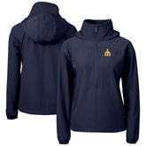 Seattle Mariners Cutter & Buck Women's Charter Eco Recycled Half-Zip Anorak Jacket Navy