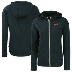 Detroit Tigers Cutter & Buck Women's Daybreak Eco Recycled Full-Zip Hoodie Jacket Navy