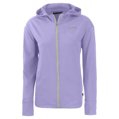 Colorado Rockies Cutter & Buck Women's Daybreak Eco Recycled Full-Zip Hoodie Jacket Purple