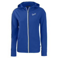 Kansas City Royals Cutter & Buck Women's Daybreak Eco Recycled Full-Zip Hoodie Jacket Royal