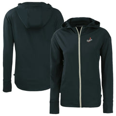 Los Angeles Dodgers Cutter & Buck Women's Daybreak Eco Recycled Full-Zip Hoodie Jacket Navy
