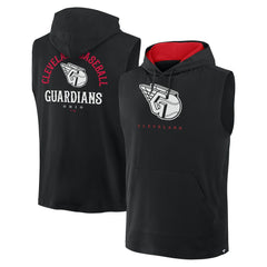 Cleveland Guardians Fire Speed Sleeveless Pullover Hoodie Black