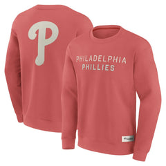 Philadelphia Phillies Elements Future Ground Lettering Pullover Sweatshirt Red
