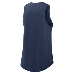 Cleveland Guardians Women's Legacy Icon High Neck Dri-FIT Tank Top Navy | Nike