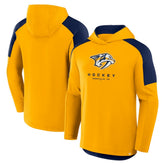 Nashville Predators Fanatics Meta Game Transitional Pullover Hoodie Gold