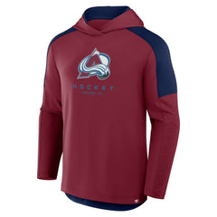 Colorado Avalanche Fanatics Meta Game Transitional Pullover Hoodie Burgundy