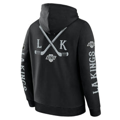Los Angeles Kings Fanatics Big City Legacy Fleece Pullover Hoodie Black