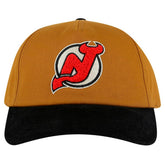 New Jersey Devils American Needle Burnett Adjustable Hat Tan/Black