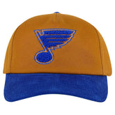 St. Louis Blues American Needle Burnett Adjustable Hat Tan/Blue