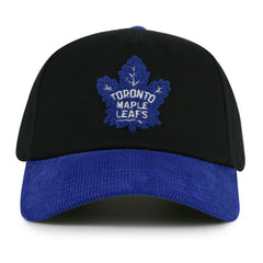 Toronto Maple Leafs American Needle Burnett Adjustable Hat Black/Blue