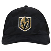 Vegas Golden Knights American Needle Valin Camo Super Tech Vented Adjustable Hat Black