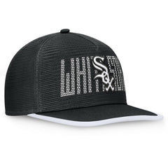 Chicago White Sox Let's Glow Line Drive Snapback Hat Black