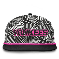 New York Yankees Let's Glow Moon Shot Snapback Hat Black