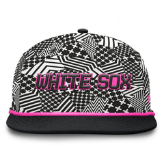 Chicago White Sox Let's Glow Moon Shot Snapback Hat Black