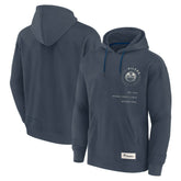 Edmonton Oilers Fanatics Future Ground Info Pullover Hoodie Navy