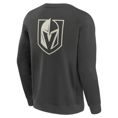 Vegas Golden Knights Fanatics Elements Future Ground Lettering Pullover Sweatshirt Charcoal