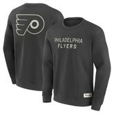 Philadelphia Flyers Fanatics Elements Future Ground Lettering Pullover Sweatshirt Charcoal