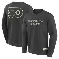 Philadelphia Flyers Fanatics Elements Future Ground Lettering Pullover Sweatshirt Charcoal