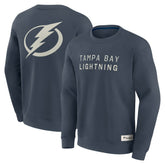 Tampa Bay Lightning Fanatics Elements Future Ground Lettering Pullover Sweatshirt Blue