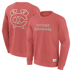Chicago Blackhawks Fanatics Elements Future Ground Lettering Pullover Sweatshirt Red