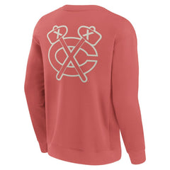 Chicago Blackhawks Fanatics Elements Future Ground Lettering Pullover Sweatshirt Red
