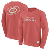Carolina Hurricanes Fanatics Elements Future Ground Lettering Pullover Sweatshirt Red