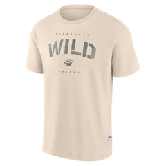 Minnesota Wild Fanatics Elements Weathered Tonal Future Ground T-Shirt Cream
