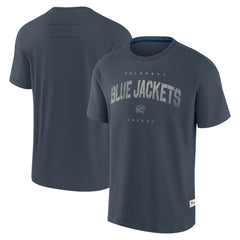Columbus Blue Jackets Fanatics Elements Weathered Tonal Future Ground T-Shirt Navy