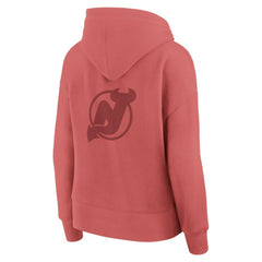 New Jersey Devils Fanatics Women's Elements Future Ground Subtle Tonal Pullover Hoodie Red