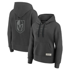 Vegas Golden Knights Fanatics Women's Elements Future Ground Subtle Tonal Pullover Hoodie Charcoal