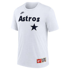 Nolan Ryan Houston Astros Cooperstown Collection Name & Number Tri-Blend T-Shirt White | Nike