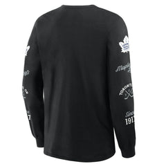 Toronto Maple Leafs Fanatics Boxed In Legacy Long Sleeve T-Shirt Black