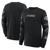Los Angeles Kings Fanatics Boxed In Legacy Long Sleeve T-Shirt Black