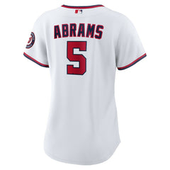 CJ Abrams Washington Nationals Women's Home Replica Player Jersey - White