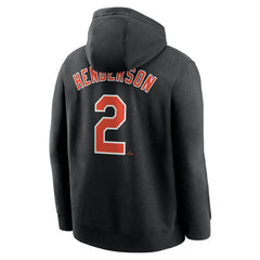 Gunnar Henderson Baltimore Orioles Player Name & Number Club Fleece Pullover Hoodie Black | Nike
