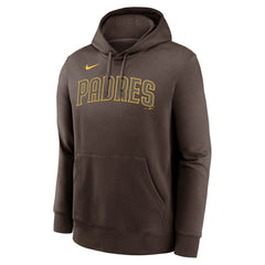 Fernando Tatis Jr. San Diego Padres Player Name & Number Club Fleece Pullover Hoodie Brown | Nike