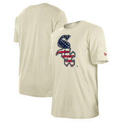 Chicago White Sox Americana Flag Fill T-Shirt Cream | New Era
