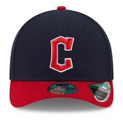 Cleveland Guardians Player Replica 9FORTY Adjustable Hat Navy | New Era