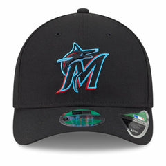 Miami Marlins Player Replica 9FORTY Adjustable Hat Black | New Era