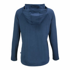 Minnesota Twins Cutter & Buck Women's Coastline Epic Comfort Eco Recycled Raglan Long Sleeve Hoodie T-Shirt Navy
