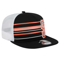San Francisco Giants 9FIFTY A-Frame Trucker Snapback Hat Black | New Era