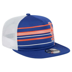 New York Mets 9FIFTY A-Frame Trucker Snapback Hat Royal | New Era