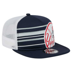 New York Yankees 9FIFTY A-Frame Trucker Snapback Hat Navy | New Era
