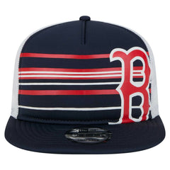 Boston Red Sox 9FIFTY A-Frame Trucker Snapback Hat Navy | New Era