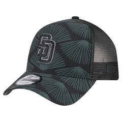 San Diego Padres 9FORTY A-Frame Trucker Adjustable Hat Black | New Era