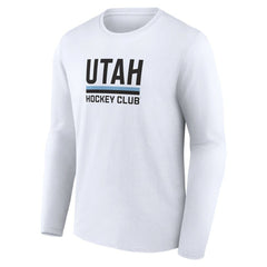 Utah Mammoth Fanatics Secondary Logo Long Sleeve T-Shirt White