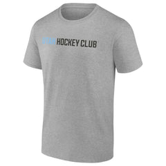 Utah Mammoth Fanatics Wordmark Logo T-Shirt Heather Gray