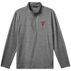Texas Rangers TravisMathew The Heater Quarter-Zip Pullover Top Gray
