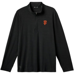 San Francisco Giants TravisMathew The Heater Quarter-Zip Pullover Top Black